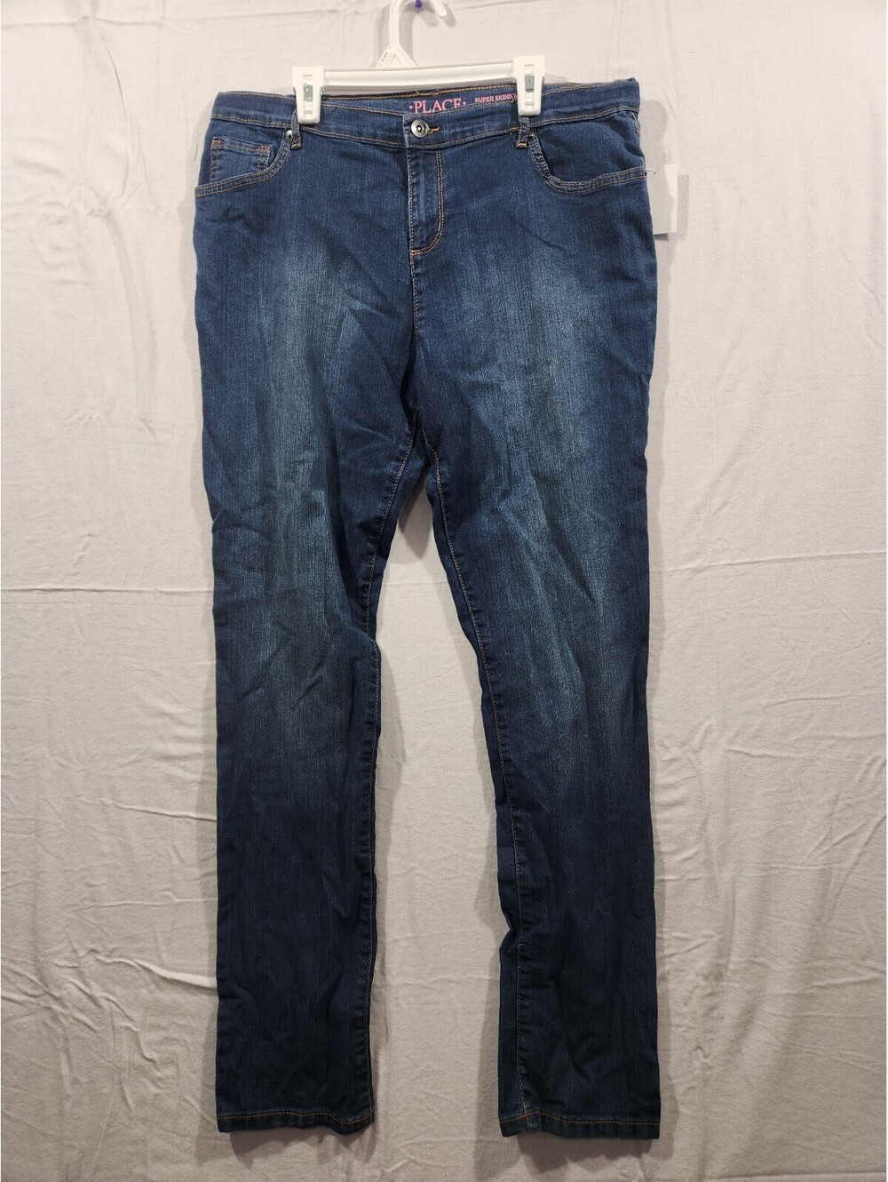 Girls super skinny plus size jeans